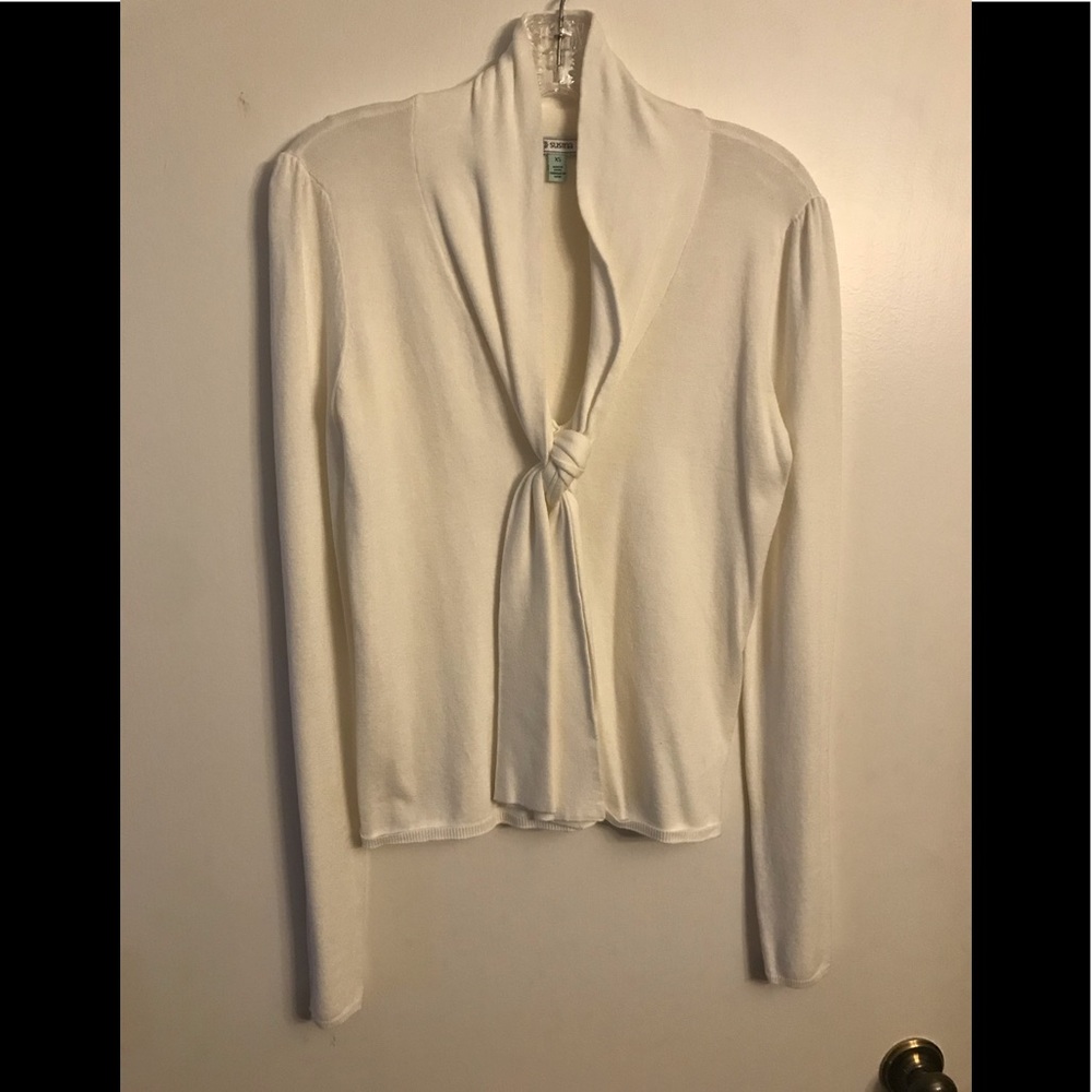 White/ivory dressy sweater